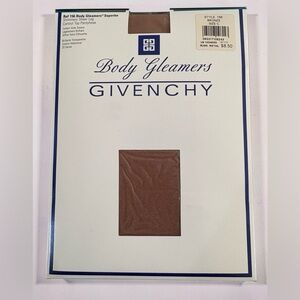 Vintage 1996 Givenchy Body Gleamers Style 156 Bronze Pantyhose Size C NIP